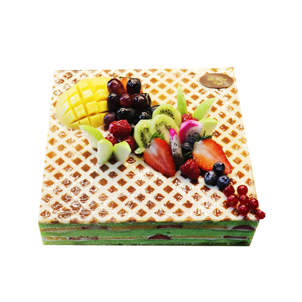 Café Lilou  Bagatelle Layers of pistachio sponge with fresh mango  strawberry and peach fruits cafelilou bahrain bh  Facebook